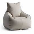 Bean bag chair in beige with ergonomic design 90 x 70 x 80cm for comfort